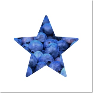 Blueberry Fruit Star Posters and Art